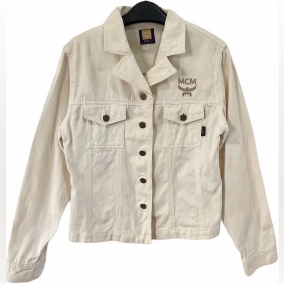 ✨🤍MCM White Denim Jacket🤍✨ - Picture 4 of 4